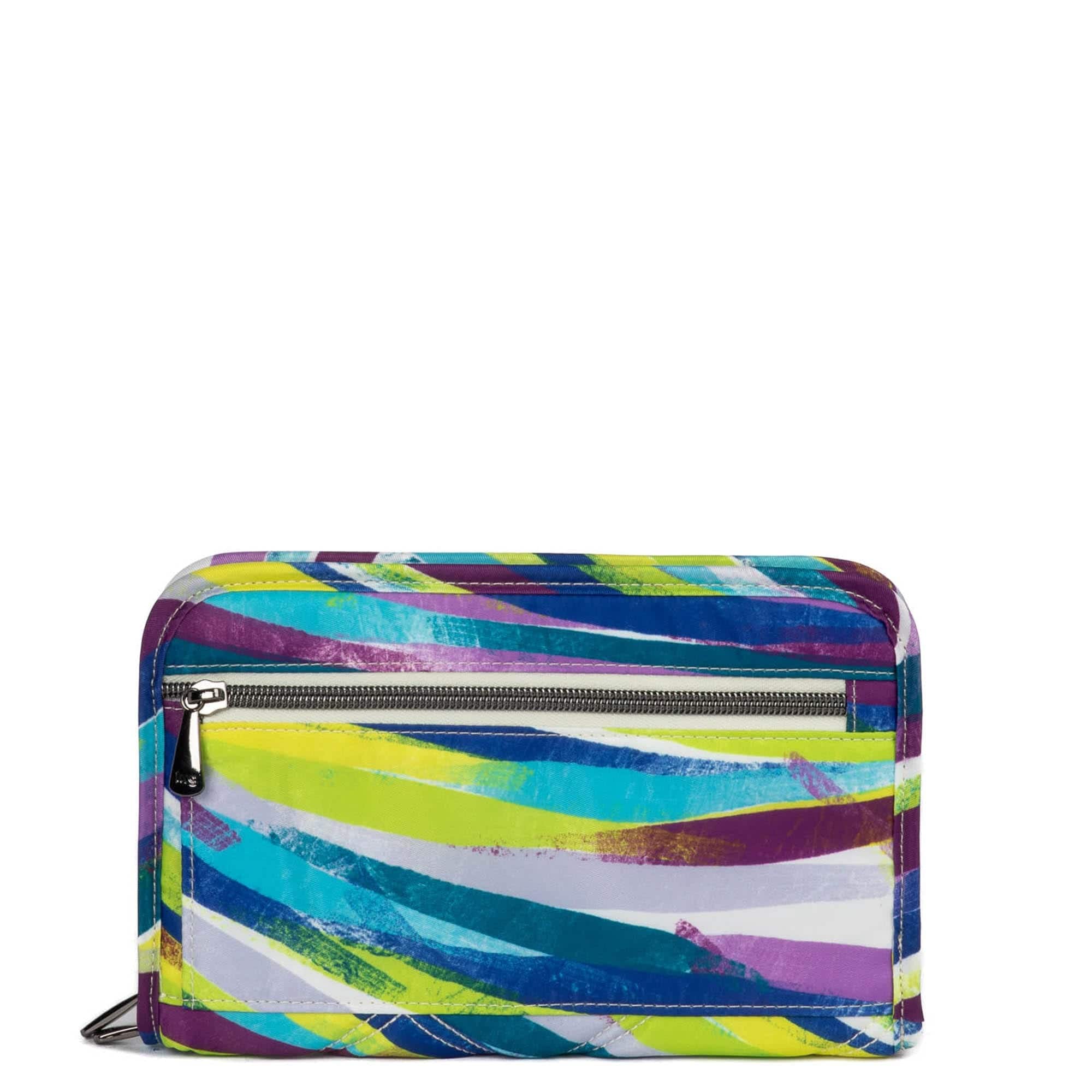 Zeppelin 2 RFID Wristlet Wallet - BRUSHSTROKES MULTI - Zeppelin_BrushstrokesMulti_04